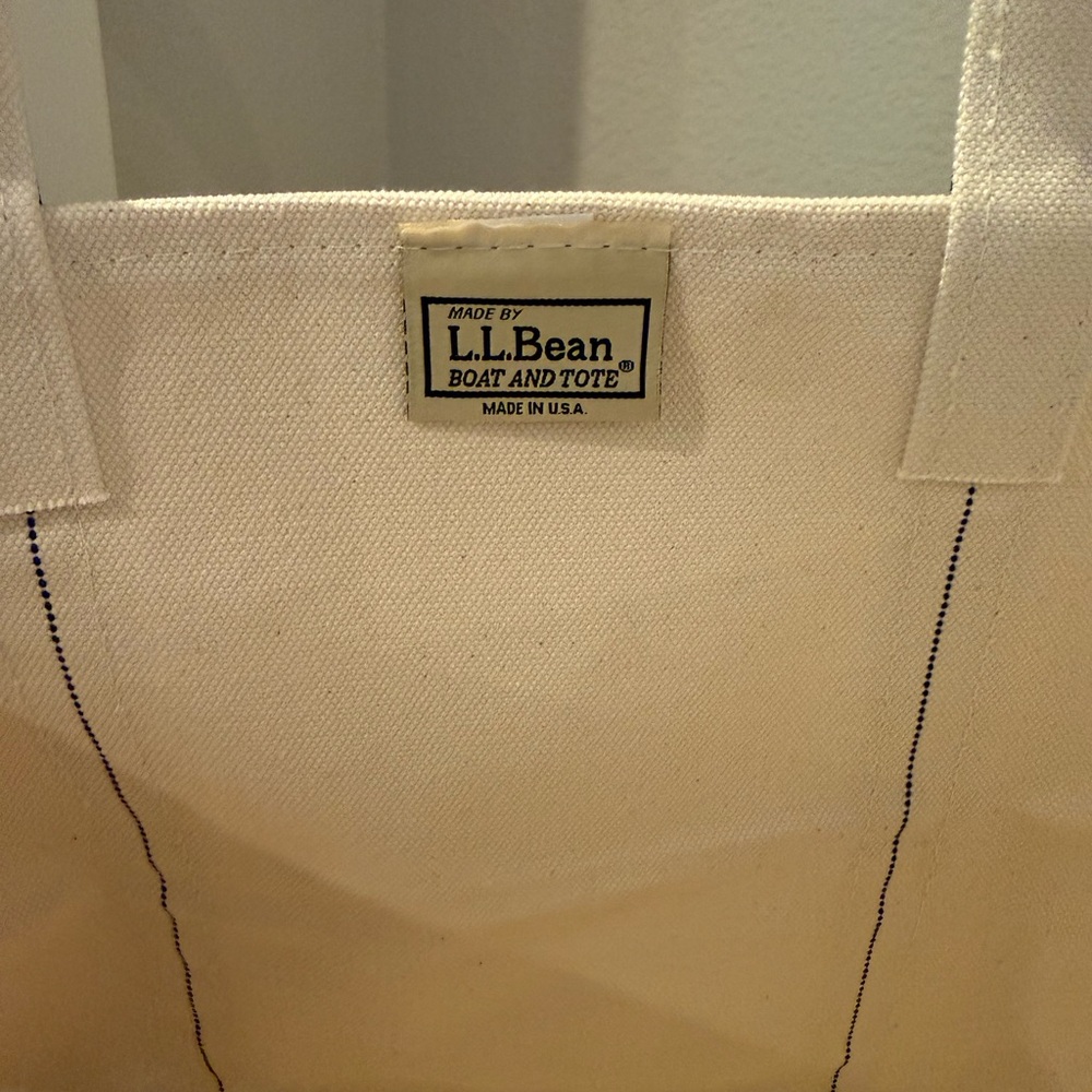 One of a Kind- National Park Patches LL Bean Boat Tote Bag in Navy - custom bag - Picture 7 of 7